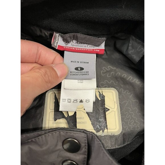 Columbia Convert Velocity Omni Tech Waterproof Womens S Snowboard Ski Pants Gray - Picture 12 of 14